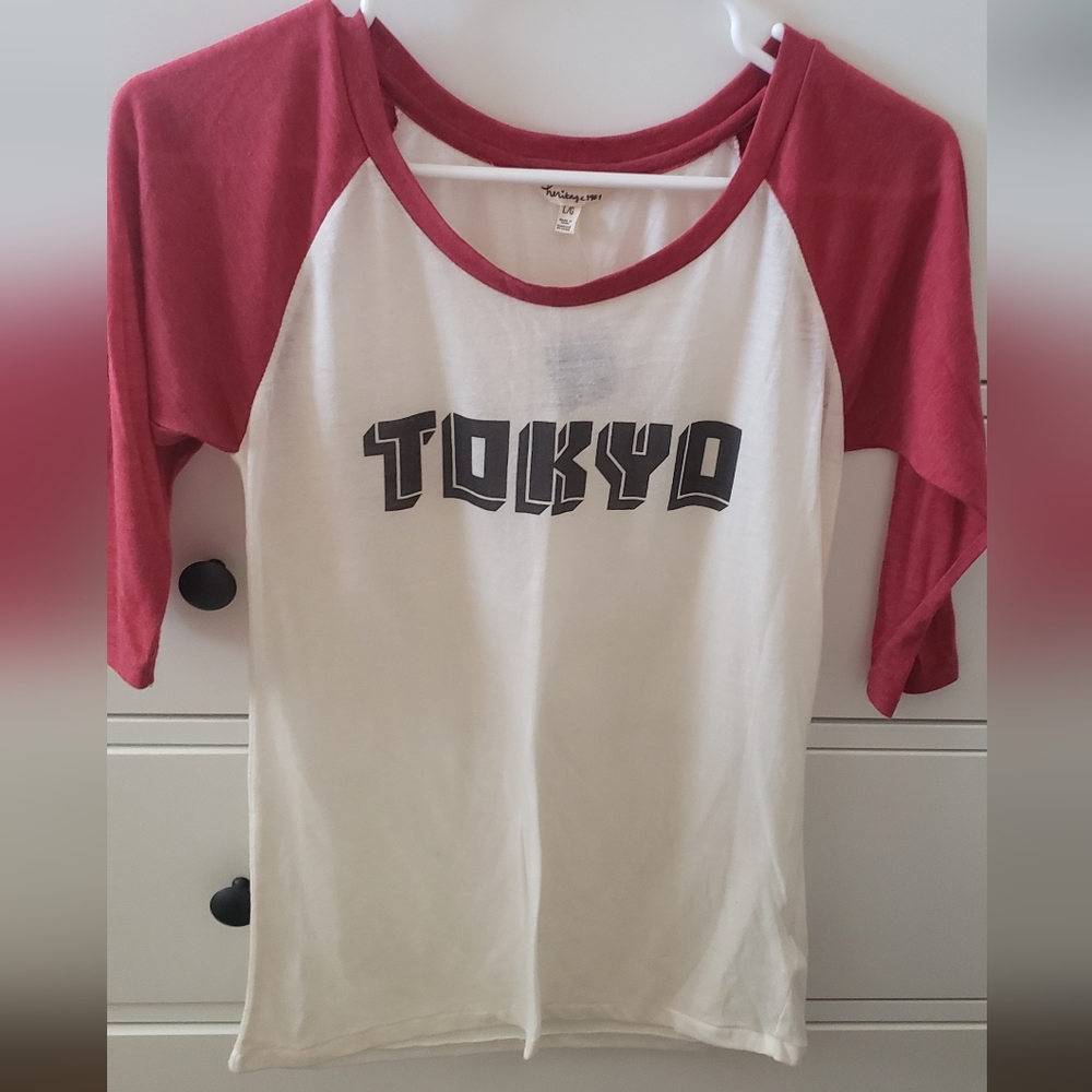 Womens Baseball Tshirt Tokio